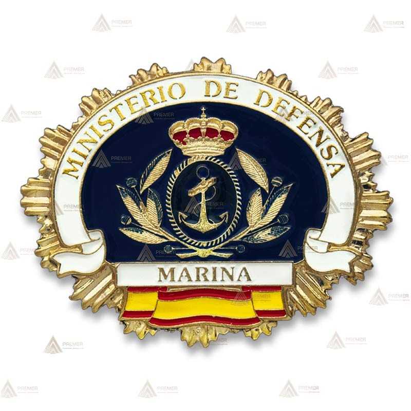 Chapa esmaltada de cartera para la Marina