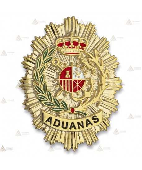 Chapa esmaltada de cartera para Aduanas