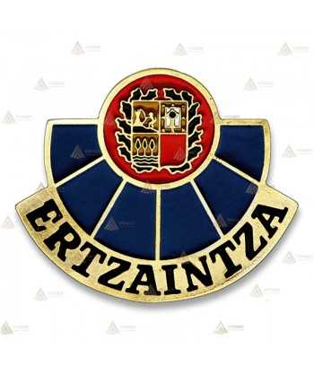 Chapa esmaltada de cartera para la Ertzaintza