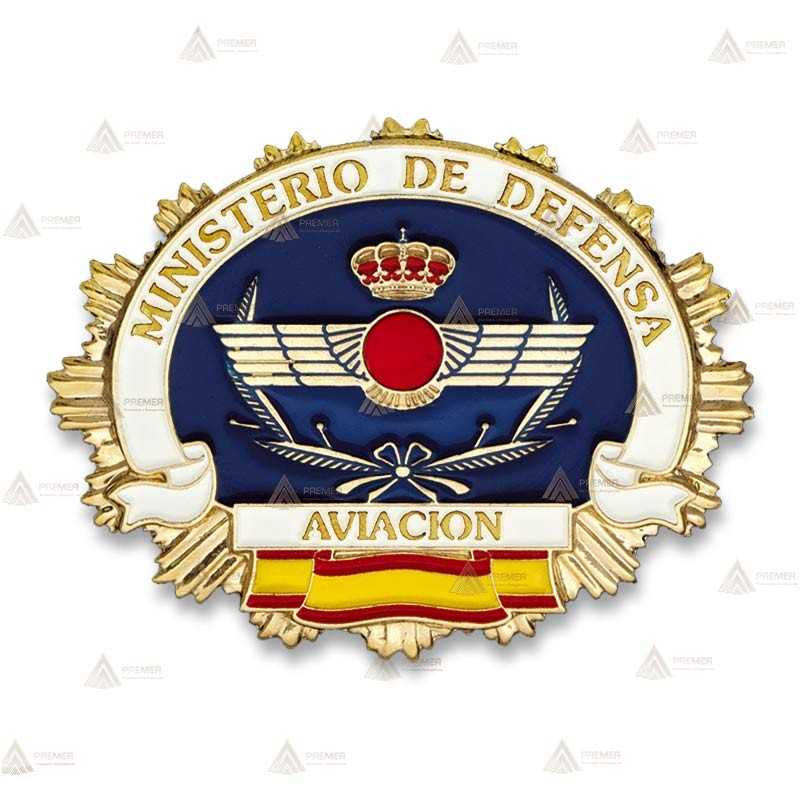 Chapa esmaltada de cartera para Aviación