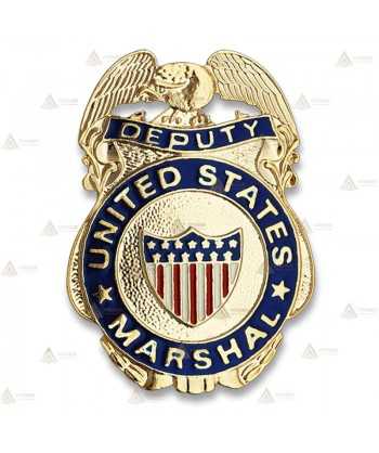 Chapa esmaltada de cartera para US Marshal