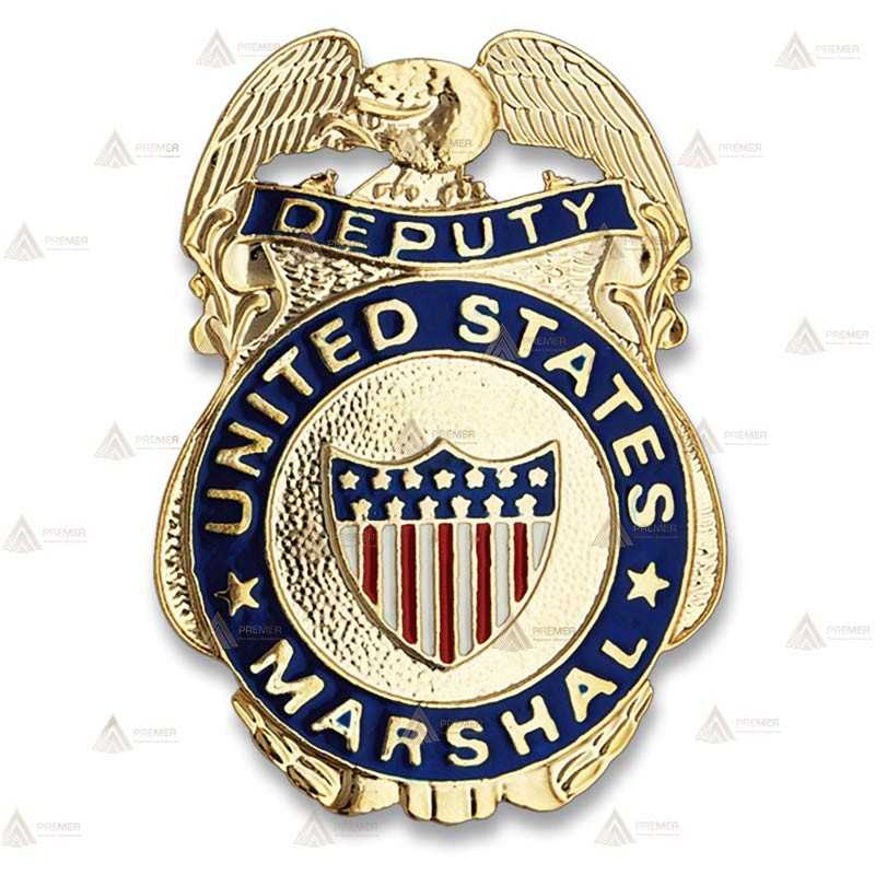 Chapa esmaltada de cartera para US Marshal