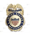 Chapa esmaltada de cartera para US Marshal