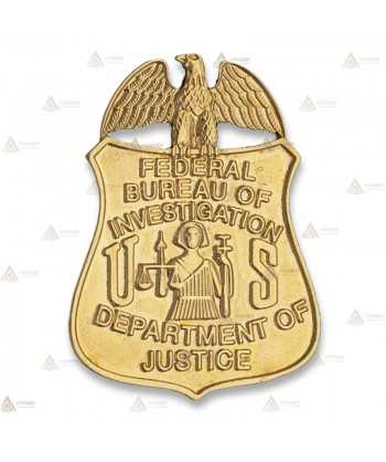 Chapa esmaltada de cartera para el FBI