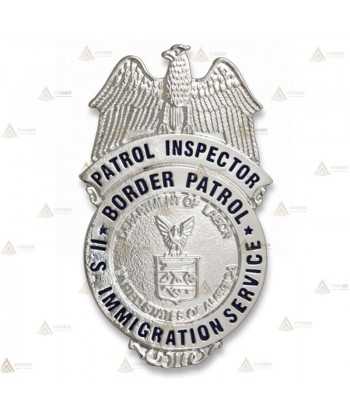 Chapa esmaltada de cartera para US Patrol Inspector