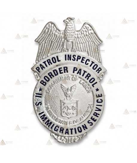 Chapa esmaltada de cartera para US Patrol Inspector