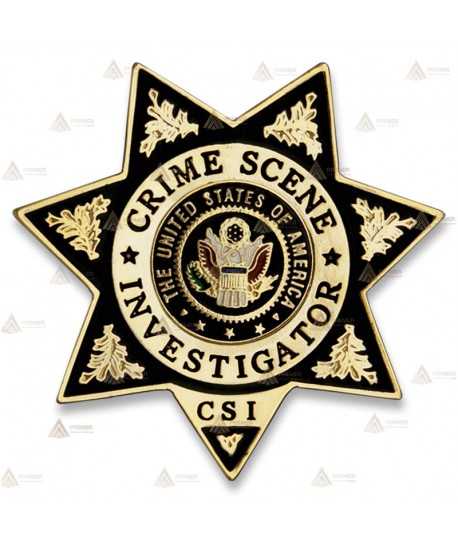 Chapa esmaltada de cartera para el CSI