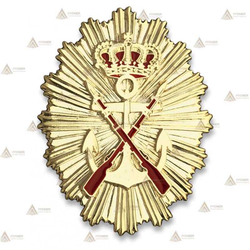 Chapa esmaltada de cartera para la Infantería de Marina