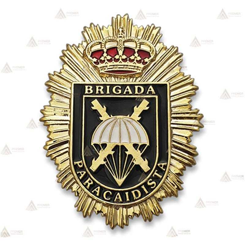 Chapa esmaltada de cartera para la BRIPAC