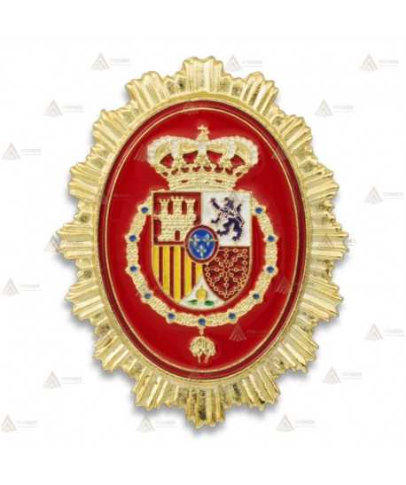 Chapa esmaltada de cartera para Guardia Real S.M. Felipe
