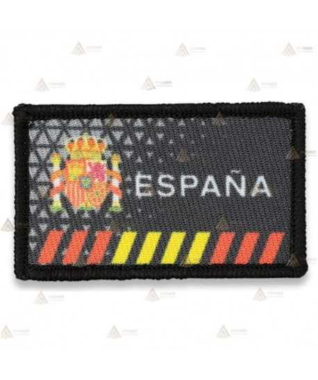 Parche sublimado con velcro con escudo de España