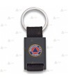 Llavero personalizable color negro con cinta negra para Protección Civil