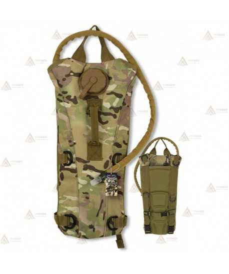 Mochila de hidratación de 2,5 litros color camuflaje