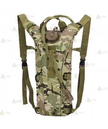 Mochila de hidratación de 2,5 litros color camuflaje