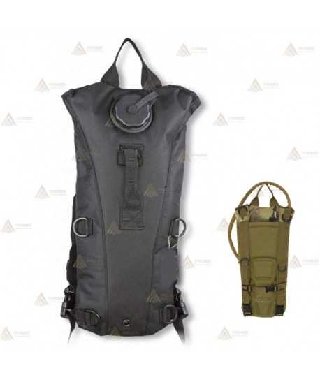 Mochila de hidratación de 2,5 litros color negro