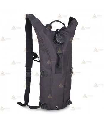 Mochila de hidratación de 2,5 litros color negro