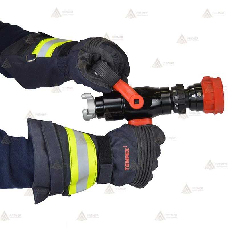 Lanza selectora de caudal para equipos contraincendios