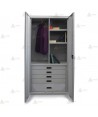 Armario metálico modular con cajones para oficina