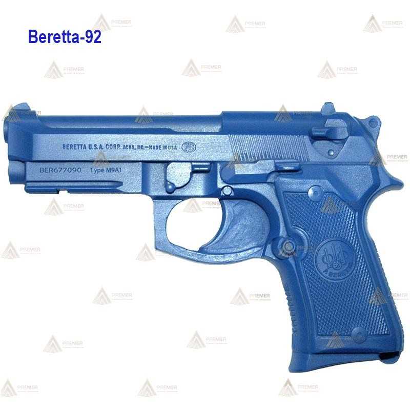 Pistola Beretta 92 simulada para entrenamiento