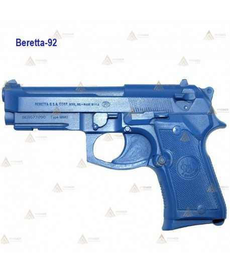 Pistola Beretta 92 simulada para entrenamiento