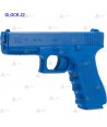 Pistola Glock 22 simulada para entrenamiento