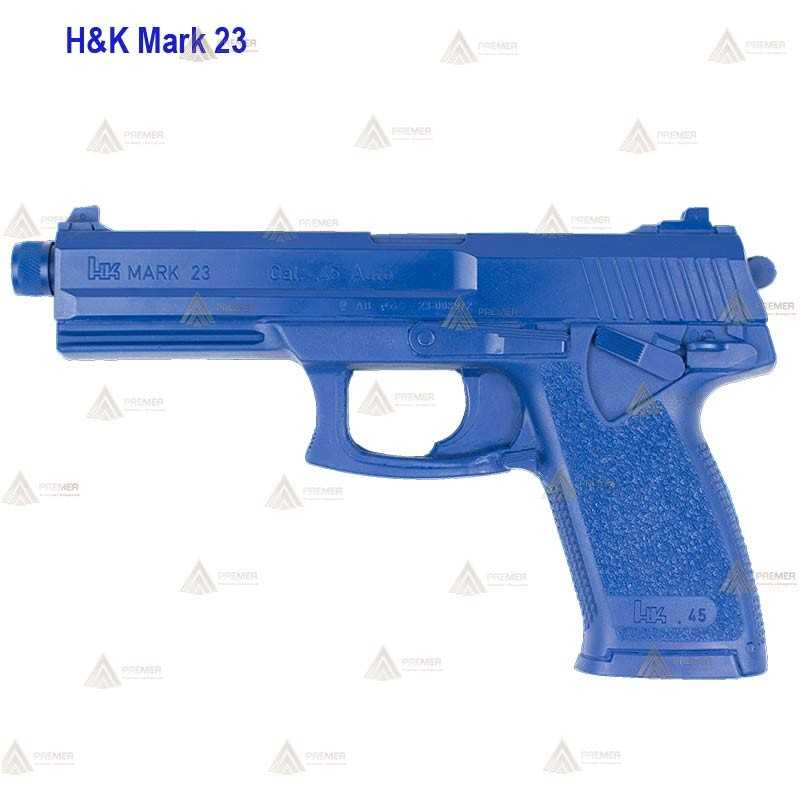 Pistola H&K Mark 23 simulada para entrenamiento