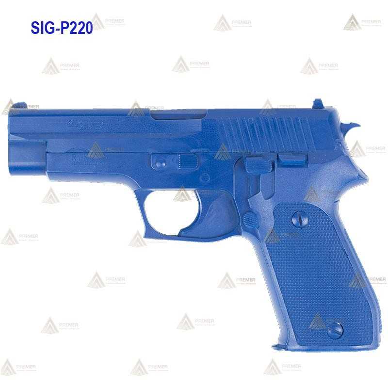 Pistola Sig Sauer P220 simulada para entrenamiento