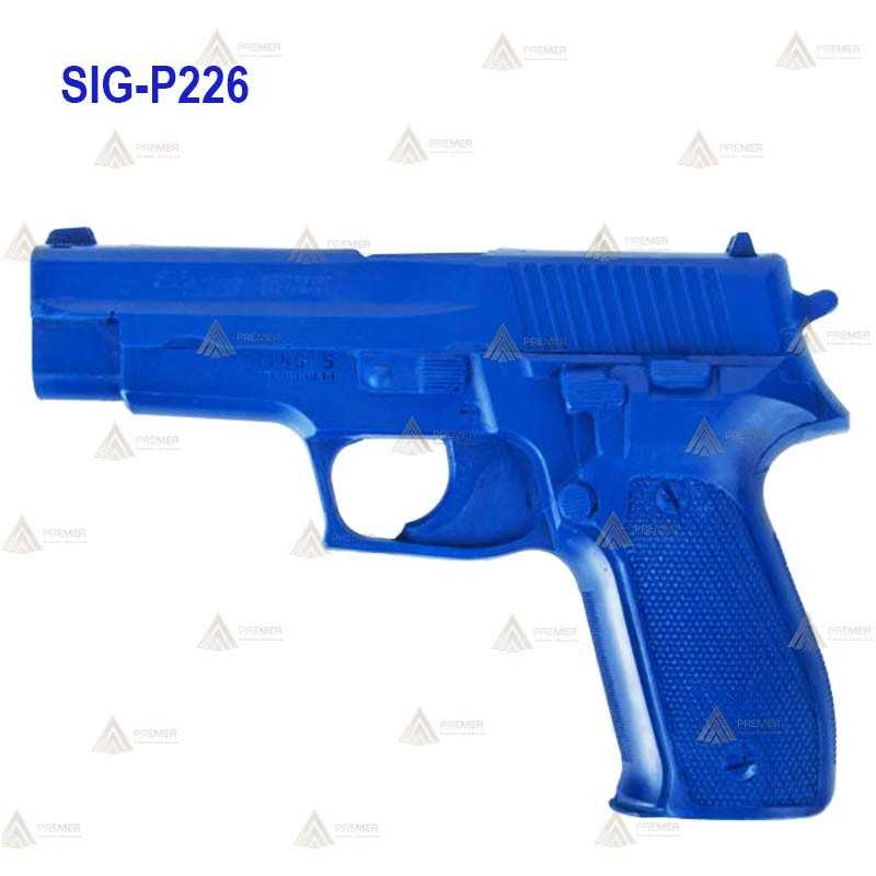 Pistola Sig Sauer P226 simulada para entrenamiento