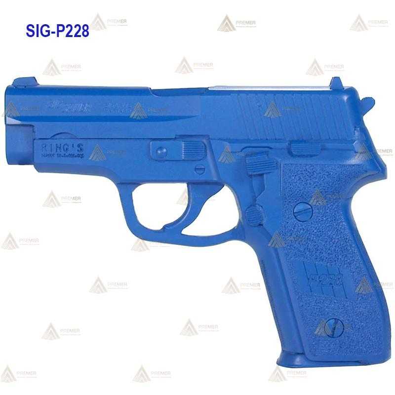 Pistola Sig Sauer P228 simulada para entrenamiento