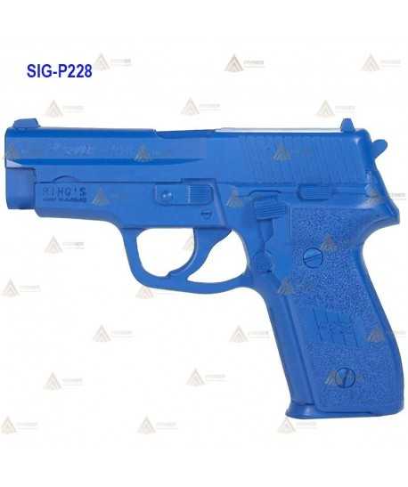 Pistola Sig Sauer P228 simulada para entrenamiento