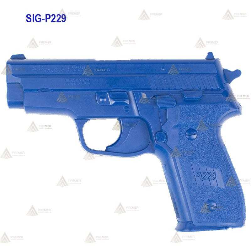 Pistola Sig Sauer P229 simulada para entrenamiento