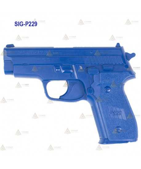 Pistola Sig Sauer P229 simulada para entrenamiento