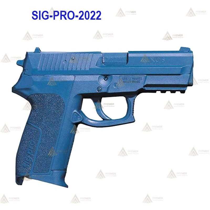 Pistola Sig Sauer Pro 2022 simulada para entrenamiento