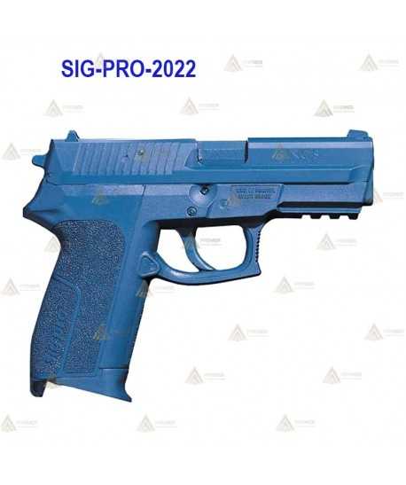 Pistola Sig Sauer Pro 2022 simulada para entrenamiento
