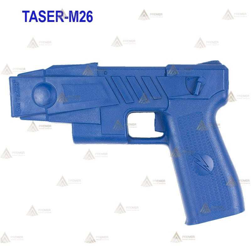 Pistola Taser M26 simulada para entrenamiento