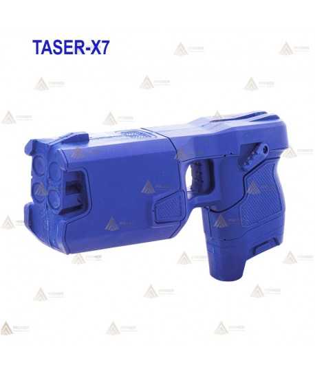 Pistola Taser X7 simulada para entrenamiento