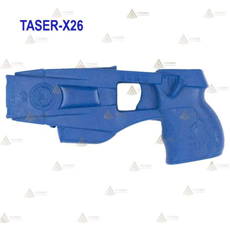 Pistola Taser X26 simulada para entrenamiento