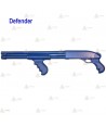 Fusil Defender simulada para entrenamiento
