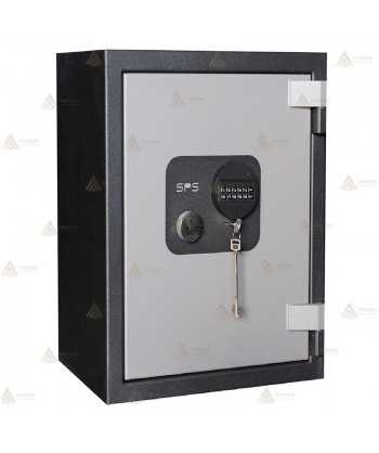Caja fuerte con cerradura de llave y electrónica