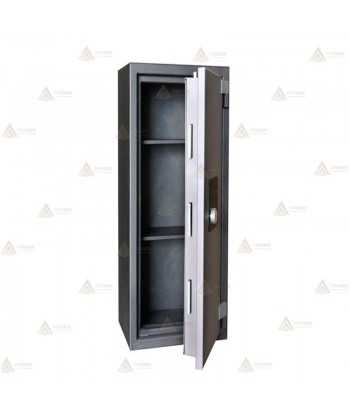 Caja fuerte con cerradura de llave y electrónica