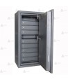 Caja fuerte cerradura llave y electrónica con diez cajones con llave