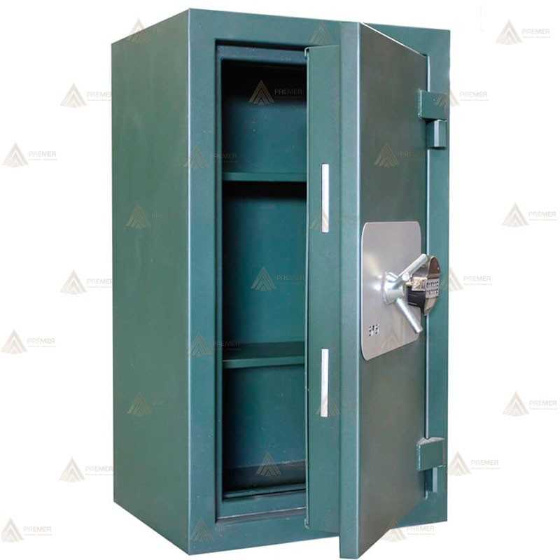 Caja fuerte / armero con llave y cerradura electrónica
