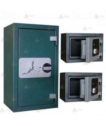 Recinto armero compuesto por 1 caja exterior de grado IV y 2 cajas interiores Grado III