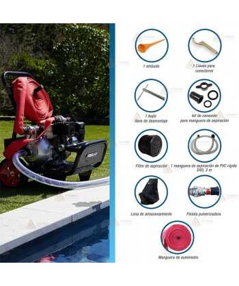 Kit económico contra incendios para piscina