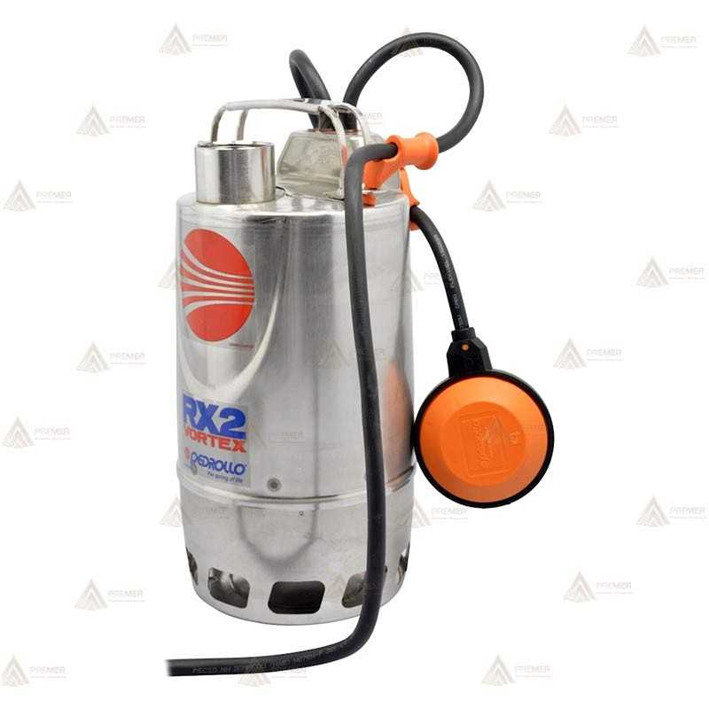 Electrobomba sumergible monofásica para aguas sucias (0,75 KW, 1 HP)