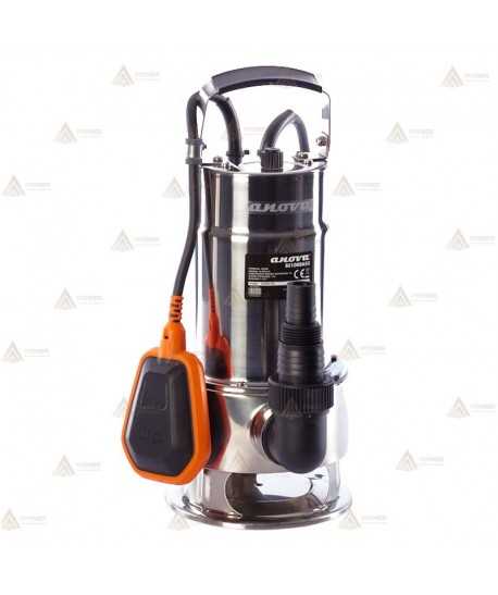 Electrobomba sumergible de acero inox. para aguas sucias