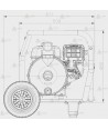 Motobomba anti corrosión (35.000 l/h) 30 metros