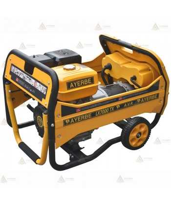 Generador trifásico a gasolina 4T (400 / 230V 7.000W) arranque manual