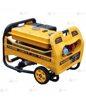 Generador trifásico a gasolina 4T (400 / 230V 7.000W) arranque manual