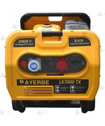 Generador trifásico a gasolina 4T (400 / 230V 7.000W) arranque manual